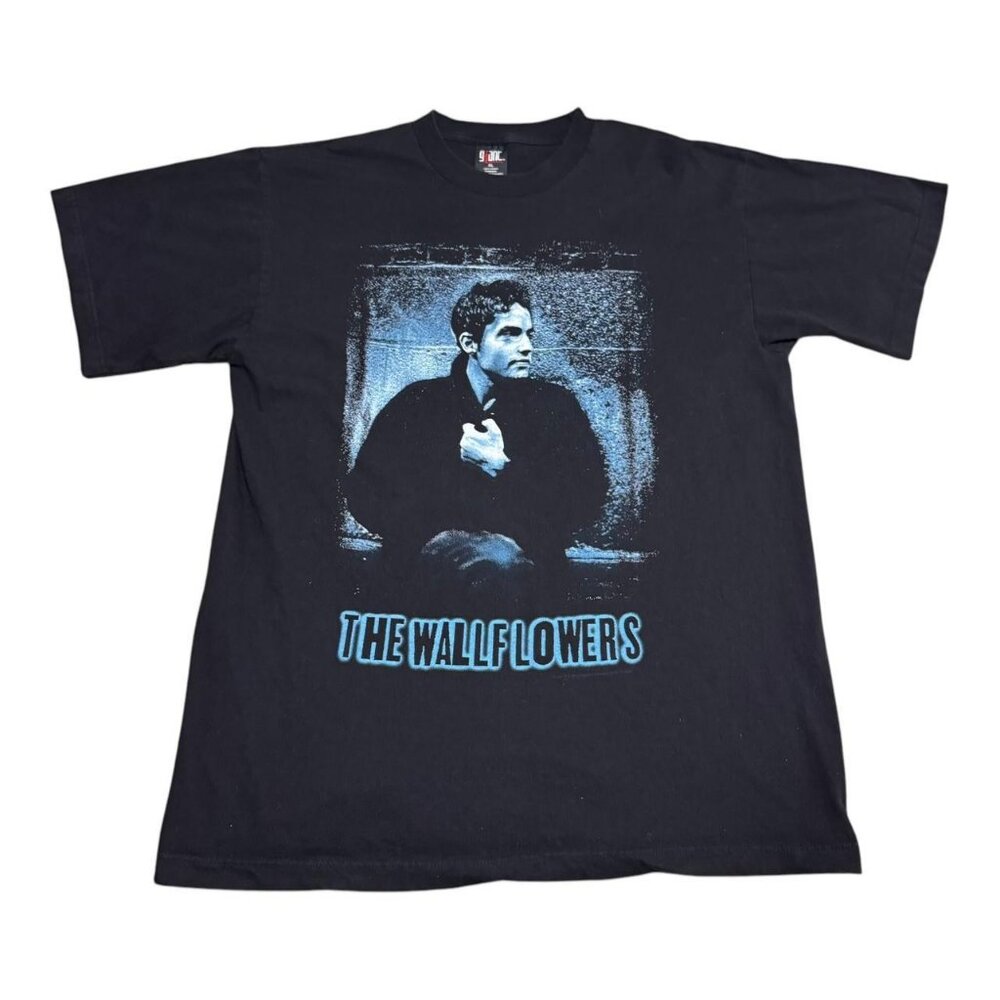 Vintage 1997 Giant The Wallflowers 100% Cotton Black Tour Shirt‎ Adult XL